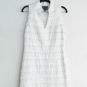 Sail to Sable White Cotton Tunic Dress Size XS